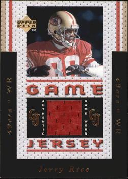 1996 Upper Deck - Game Jersey #GJ4 Jerry Rice  Front