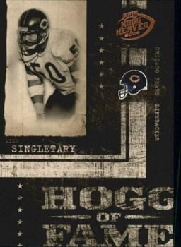 2004 Playoff Hogg Heaven - Hogg of Fame #HF-18 Mike Singletary Front