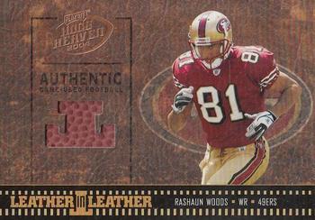 2004 Playoff Hogg Heaven - Leather in Leather #LL-39 Rashaun Woods Front