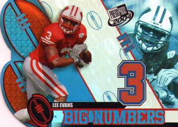 2004 Press Pass - Big Numbers #BN5 Lee Evans  Front