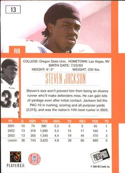 2004 Press Pass SE - First Down Gold #13 Steven Jackson Back