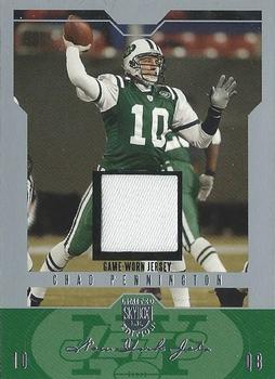 2004 SkyBox LE - Jersey Silver #3 Chad Pennington Front