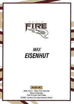 2023 Panini Rhein Fire - Gold #NNO Max Eisenhut Back