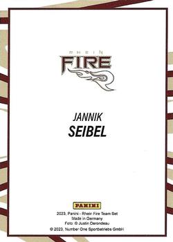 2023 Panini Rhein Fire - Gold #NNO Jannik Seibel Back