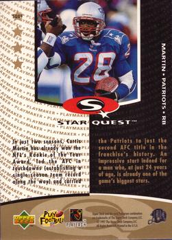 1997 Collector's Choice - StarQuest #SQ89 Curtis Martin Back