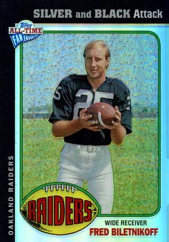 2004 Topps All-Time Fan Favorites - Chrome Refractors #27 Fred Biletnikoff Front