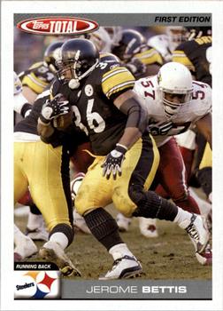 2004 Topps Total - First Edition #28 Jerome Bettis Front