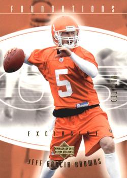 2004 Upper Deck Foundations - Exclusive Gold #23 Jeff Garcia Front
