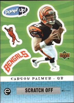 2004 Upper Deck Power Up - Stickers #PU-7 Carson Palmer Front