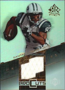 2004 Upper Deck Reflections - Pro Cuts Jerseys Gold #PC-SM Santana Moss Front