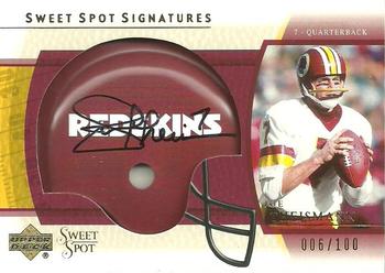 2004 Upper Deck Sweet Spot - Signatures Gold #SS-JT Joe Theismann Front