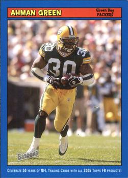 2005 Bazooka - Blue #37 Ahman Green Front