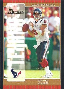 2005 Bowman - Bronze #8 David Carr  Front