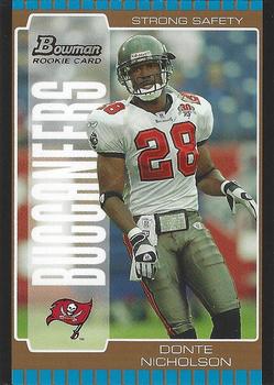 2005 Bowman - Bronze #188 Donte Nicholson  Front