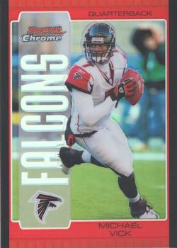 2005 Bowman Chrome - Red Refractors #4 Michael Vick Front