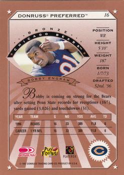 1997 Donruss Preferred #16 Bobby Engram Back