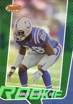 2005 Bowman's Best - Green #73 Marlin Jackson Front