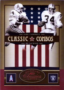 2005 Donruss Classics - Classic Combos Bronze #CC-3 Earl Campbell / Bo Jackson Front