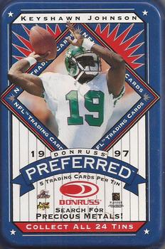 1997 Donruss Preferred - Tins #23 Keyshawn Johnson Front