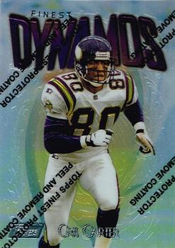 1997 Finest #127 Cris Carter Front