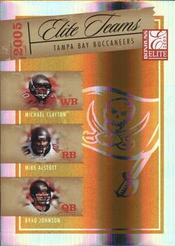 2005 Donruss Elite - Elite Teams Gold #ET-23 Michael Clayton / Mike Alstott / Brad Johnson Front