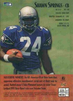 1997 Finest - Refractors #225 Shawn Springs Back
