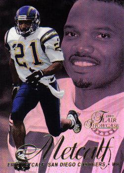 1997 Flair Showcase #91 Eric Metcalf Front