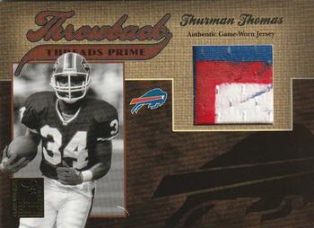 2005 Donruss Elite - Throwback Threads Prime #TT-37 Thurman Thomas / Willis McGahee Front