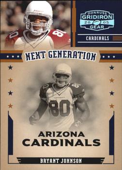 2005 Donruss Gridiron Gear - Next Generation Silver Holofoil #NG-2 Bryant Johnson Front