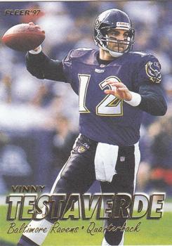 1997 Fleer #80 Vinny Testaverde Front