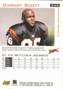 1997 Fleer #336 Darnay Scott Back