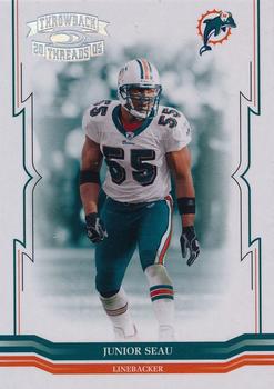 2005 Donruss Throwback Threads - Silver Holofoil #77 Junior Seau Front