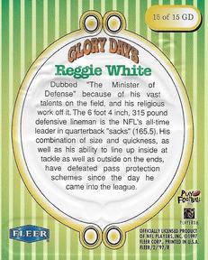 1997 Fleer Goudey II - Glory Days #15GD Reggie White Back