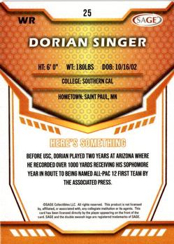 2024 SAGE HIT #25 Dorian Singer Back