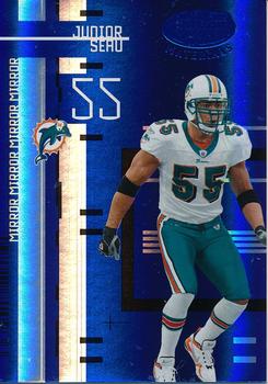 2005 Leaf Certified Materials - Mirror Blue #64 Junior Seau Front