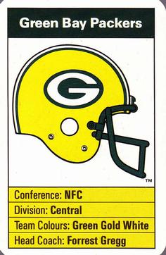 1987 Ace Fact Pack Green Bay Packers #NNO Packers Information Front