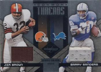 2005 Leaf Limited - Common Threads #CT-49 Jim Brown / Barry Sanders Front