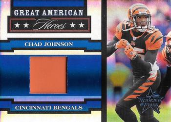 2005 Leaf Rookies & Stars - Great American Heroes Jerseys Prime #GAH-6 Chad Johnson Front