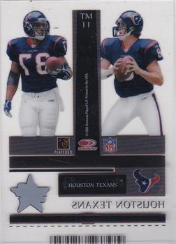 2005 Leaf Rookies & Stars - Ticket Masters Bronze #TM11 David Carr / Domanick Davis Back