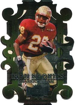 1997 Metal Universe - Iron Rookies #12 Warrick Dunn Front