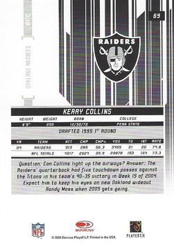 2005 Leaf Rookies & Stars Longevity - Ruby #69 Kerry Collins Back