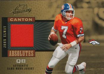 2005 Playoff Absolute Memorabilia - Canton Absolutes Jersey Bronze #CA-13 John Elway Front