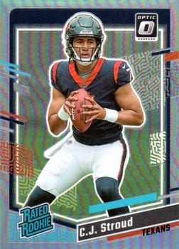 2023 Donruss - Optic Rated Rookie Preview Holo Prizm #339 C.J. Stroud Front