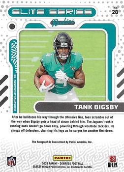 2023 Donruss - Elite Series Rookies Autographs #28 Tank Bigsby Back