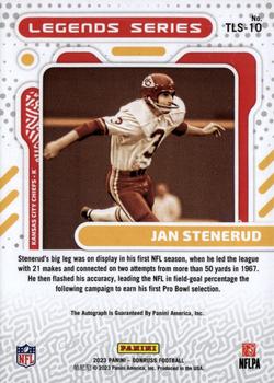 2023 Donruss - The Legends Series Autographs #TLS-10 Jan Stenerud Back