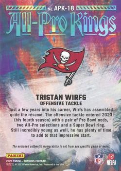 2023 Donruss - All Pro Kings Relics #APK-18 Tristan Wirfs Back