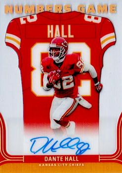 2023 Donruss - Numbers Game #NG-DHA Dante Hall Front