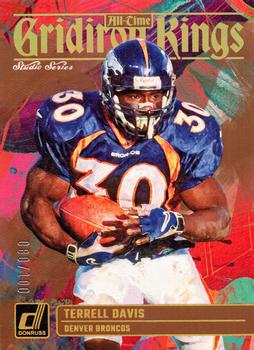 2023 Donruss - All-Time Gridiron Kings Studio Series #ATG-3 Terrell Davis Front