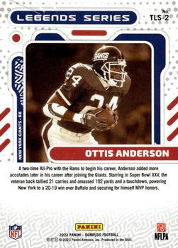 2023 Donruss - The Legends Series #TLS-2 Ottis Anderson Back