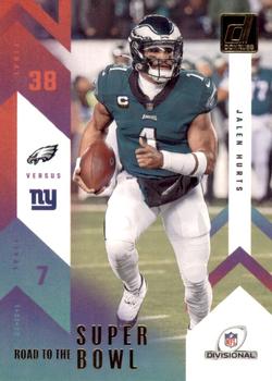 2023 Donruss - Road to the Super Bowl Divisional Round #RTSBD-JH Jalen Hurts Front